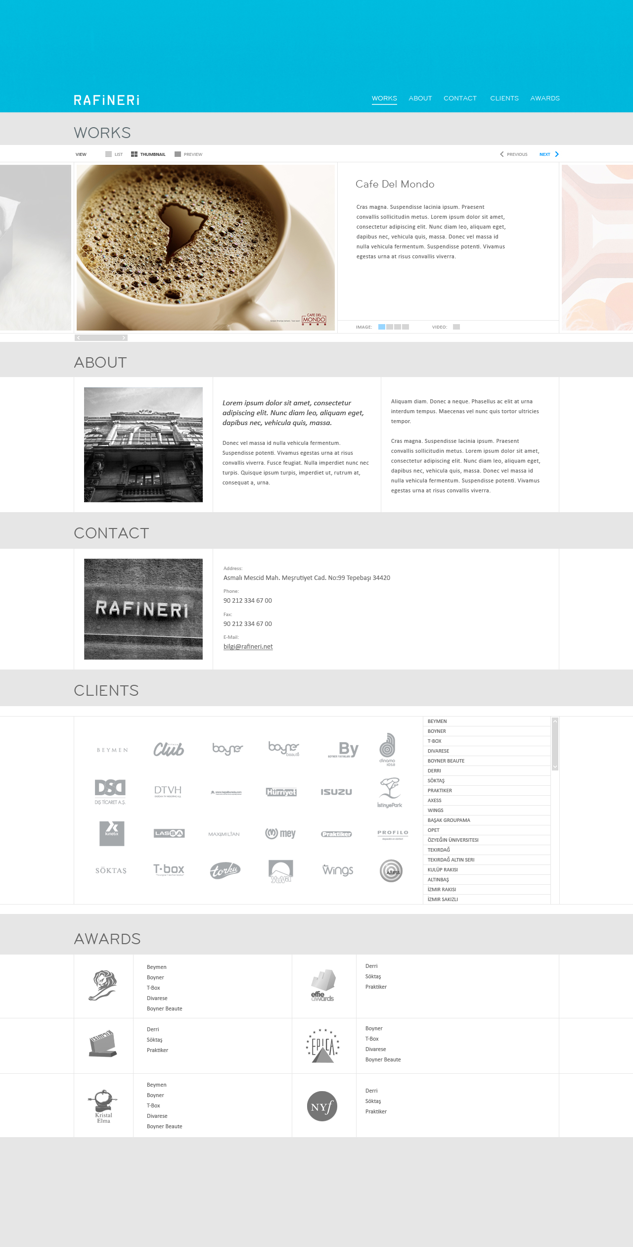 Rafineri Agency Website